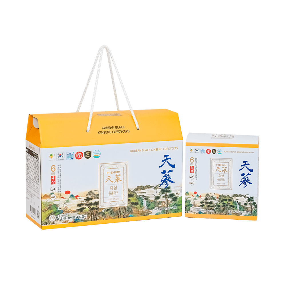 Nước hắc sâm đông trùng hạ thảo Premium - 20 gói x 50ml