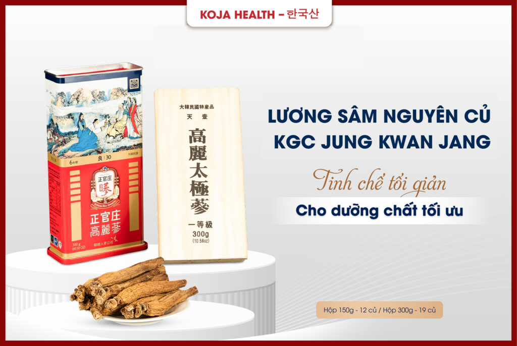 Lương Sâm Nguyên Củ Kgc Jung Kwan Jang 300g 19 Củ