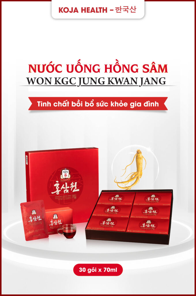 Nước Uống Hồng Sâm Won Kgc Jung Kwan Jang 30 Gói X 70ml