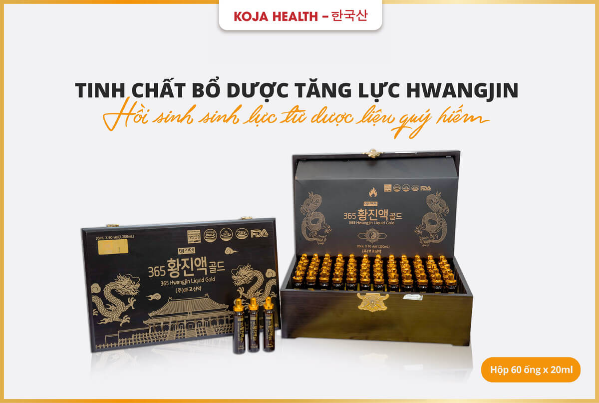 Tinh Chất Bổ Dược Tăng Lực Hwangjin 60 ống X 20ml