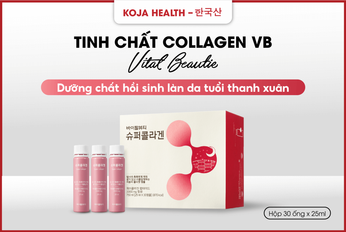 Tinh Chất Collagen Vb Vital Beautie 30 ống X 25ml