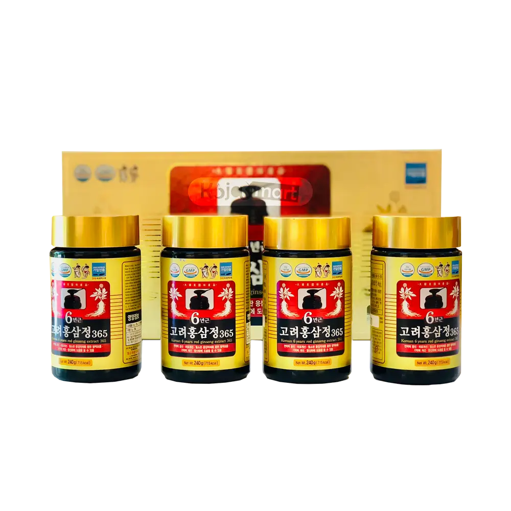 Cao Hồng Sâm 365 Hàn Quốc 4 Hũ X 240g