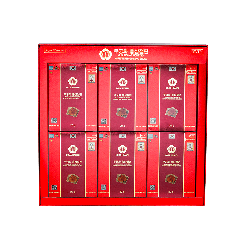 Hồng Sâm Lát Tẩm Mật Ong Mugunghwa 12 Gói X 20g