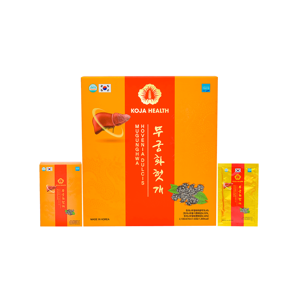 Nước Uống Bổ Gan Mugunghwa Hovenia Dulcis 30 Gói X 70ml