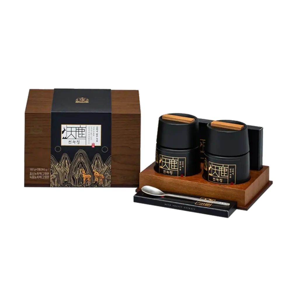 Tinh chất hồng sâm nhung hươu Cheonnok Extract KGC - 2 hũ x 180g