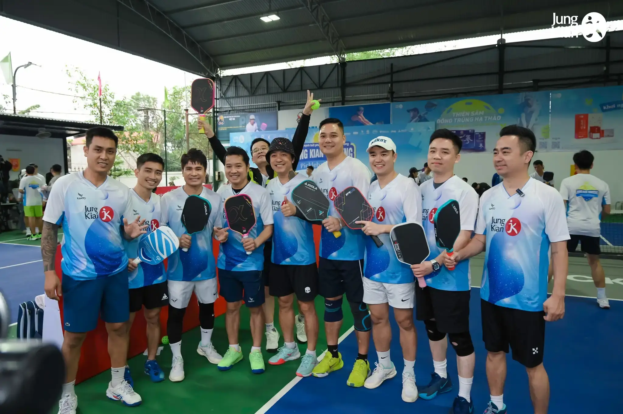 Giải đấu do thương hiệu Jung Kian tổ chức quy tụ những dương mặt nổi tiếng