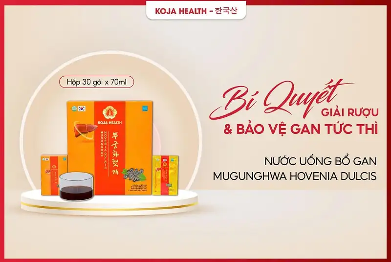 Nước uống bổ gan Mugunghwa Hovenia Dulcis