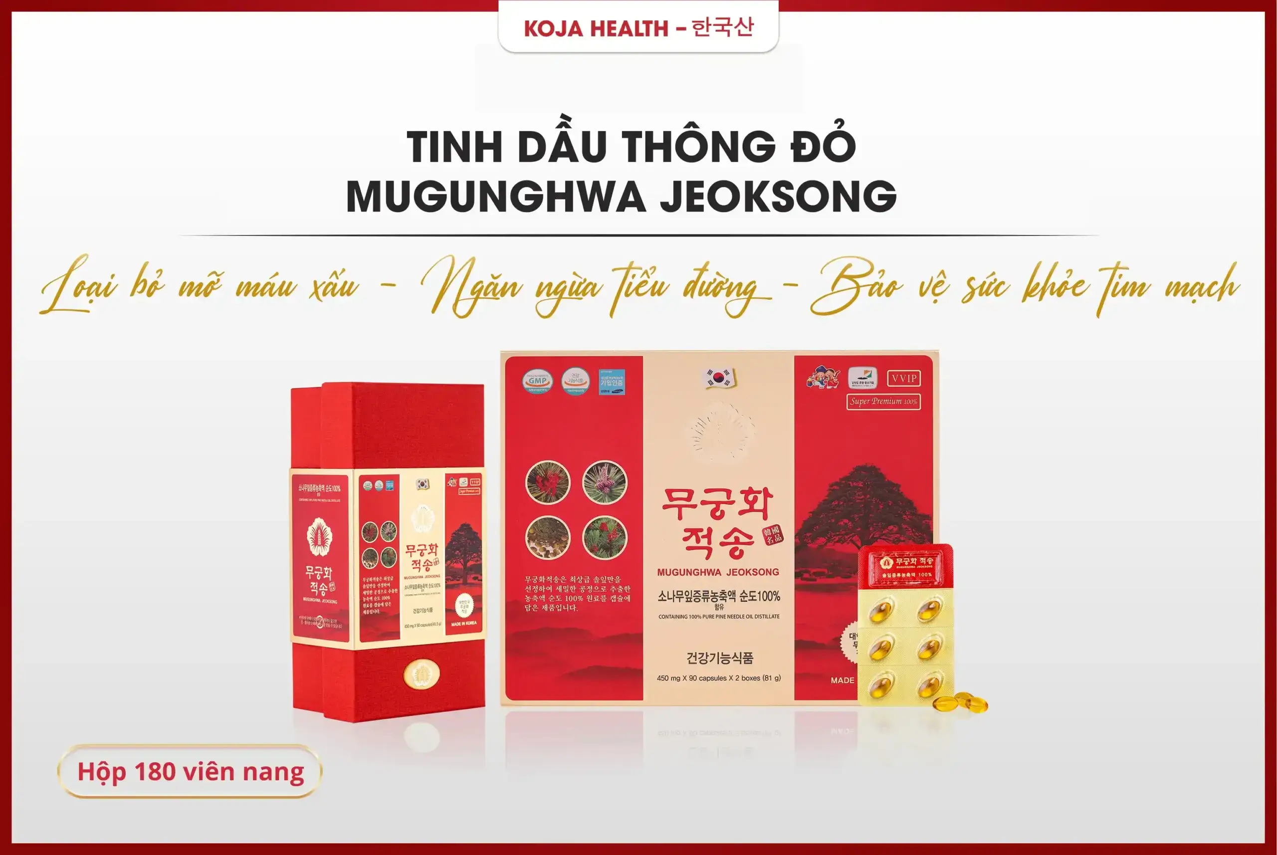 Tinh dầu thông đỏ Mugunghwa
